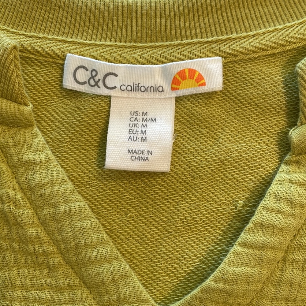 C&C california 100% cotton top size m - Picture 4 of 6